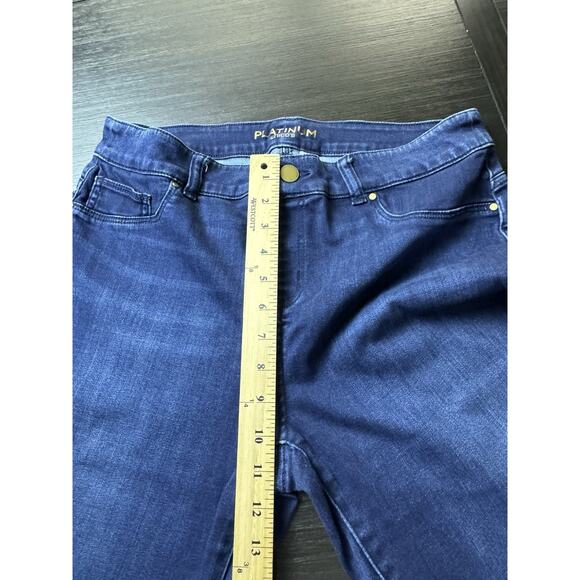 Chico’s Platinum Jeans Size 2/L 12 US 29.5 Inseam, Stretch Casual Lot Of 2 - Picture 4 of 7